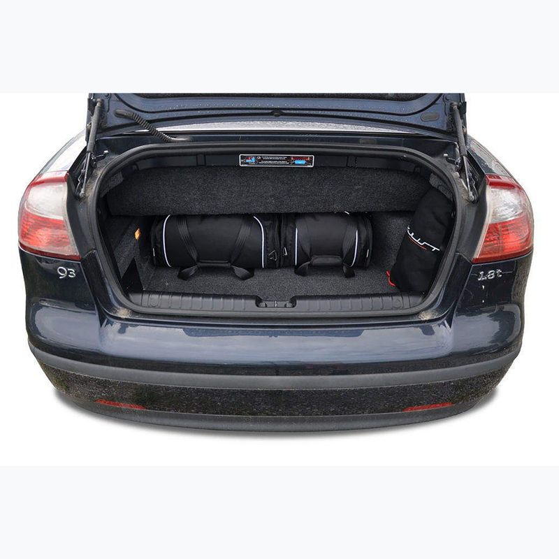 Zestaw toreb do bagażnika KJUST Saab 9-3 Cabrio 2002-2015 4 szt. czarny 18