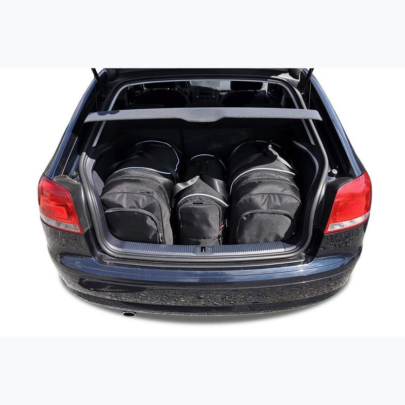 Zestaw toreb do bagażnika KJUST Audi A3 2003-2013 3 szt. czarny 14