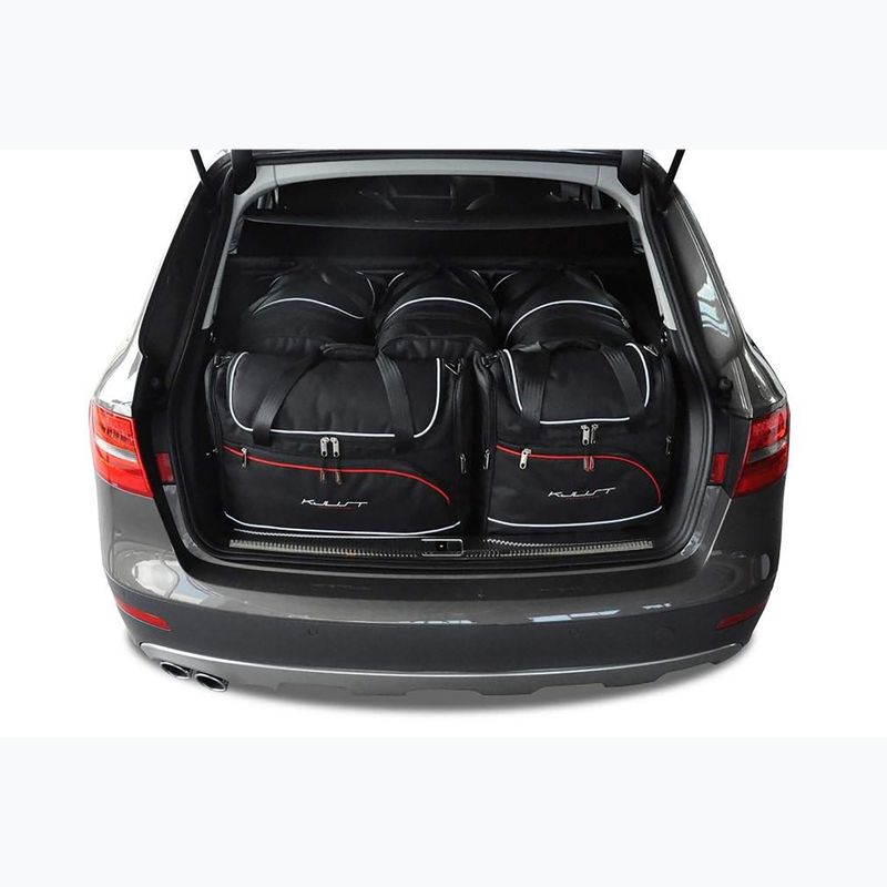 Zestaw toreb do bagażnika KJUST Audi A4 Avant 2008-2015 5 szt. czarny 18