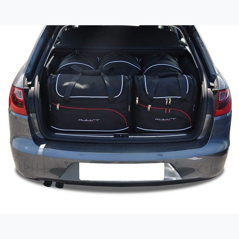 Zestaw toreb do bagażnika KJUST Seat Exeo ST 2009-2013 5 szt. czarny 12