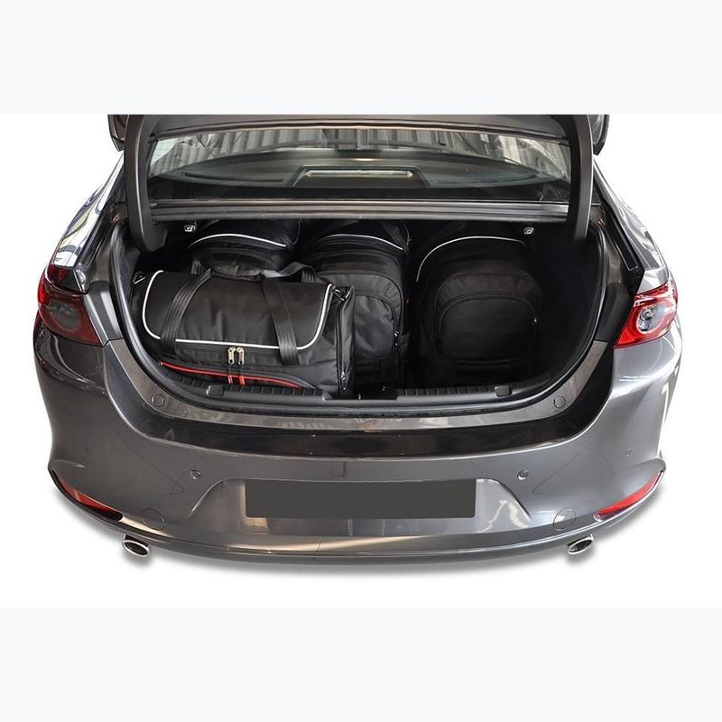 Zestaw toreb do bagażnika KJUST Mazda 3 Limousine 2018+ 5 szt. czarny 13