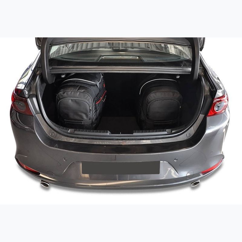 Zestaw toreb do bagażnika KJUST Mazda 3 Limousine 2018+ 5 szt. czarny 15