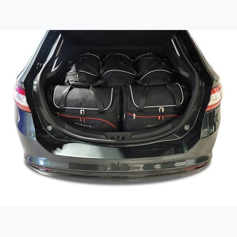 Zestaw toreb do bagażnika KJUST Ford Mondeo Liftback 2014-2021 5 szt. czarny 14
