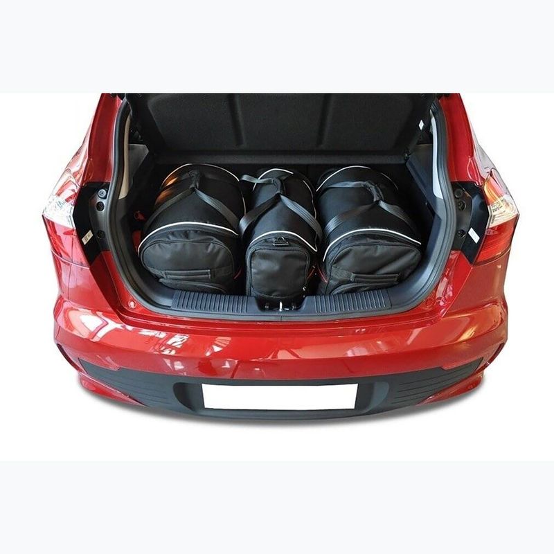 Zestaw toreb do bagażnika KJUST Kia Rio Hatchback 2011-2016 3 szt. czarny 10