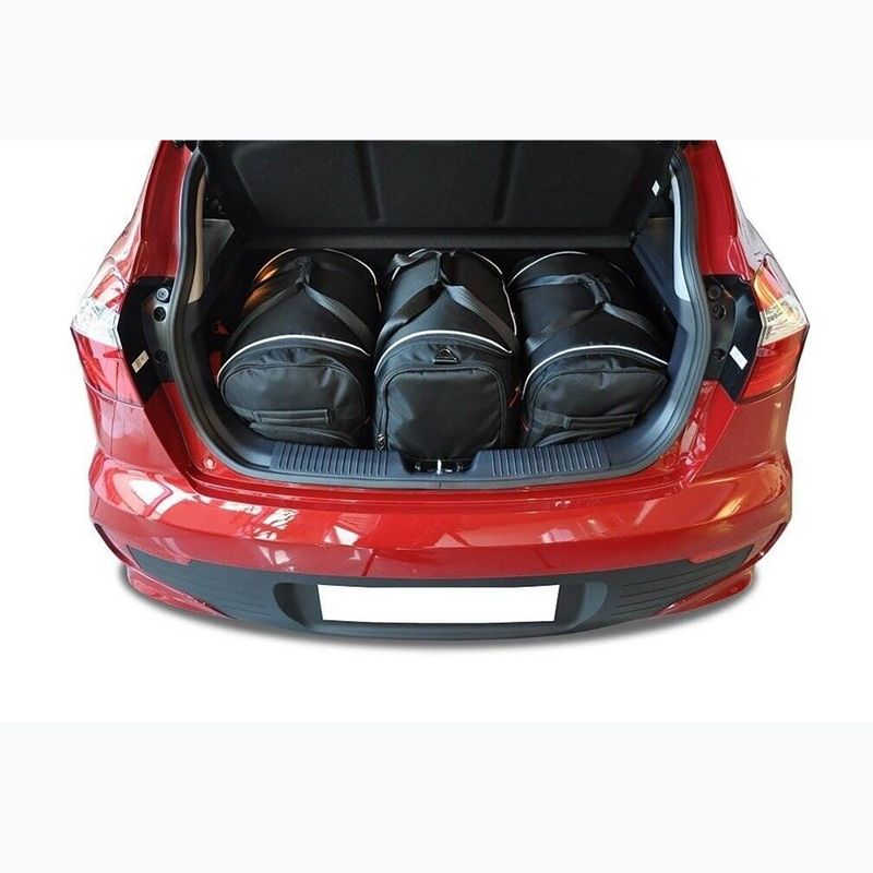 Zestaw toreb do bagażnika KJUST Kia Rio Hatchback 2011-2016 3 szt. czarny 14