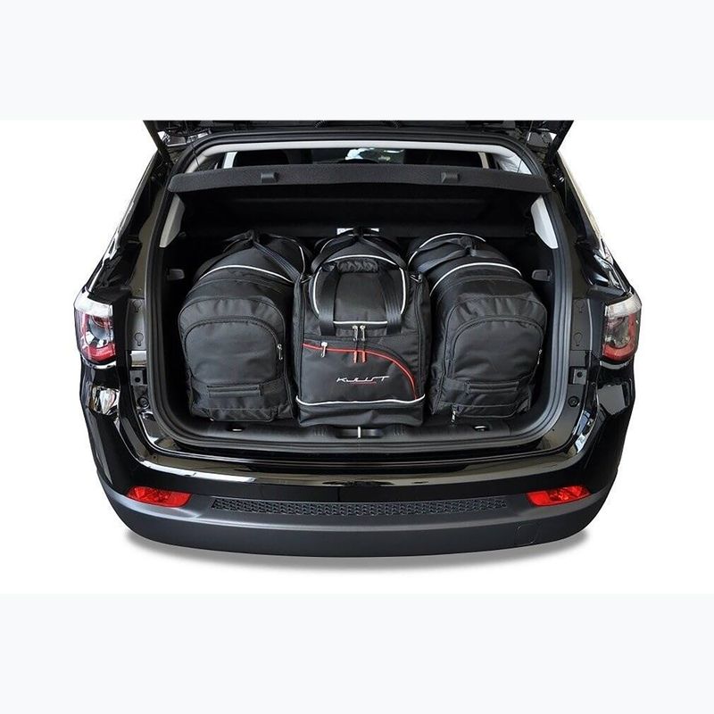 Zestaw toreb do bagażnika KJUST Jeep Compass 2017+ 4 szt. czarny 15