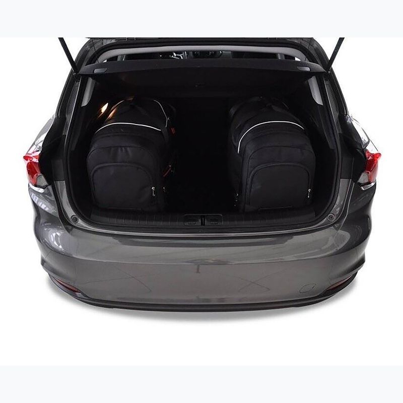 Zestaw toreb do bagażnika KJUST Fiat Tipo Hatchback 2016+ 4 szt. czarny 18