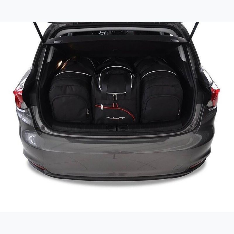 Zestaw toreb do bagażnika KJUST Fiat Tipo Hatchback 2016+ 4 szt. czarny 13