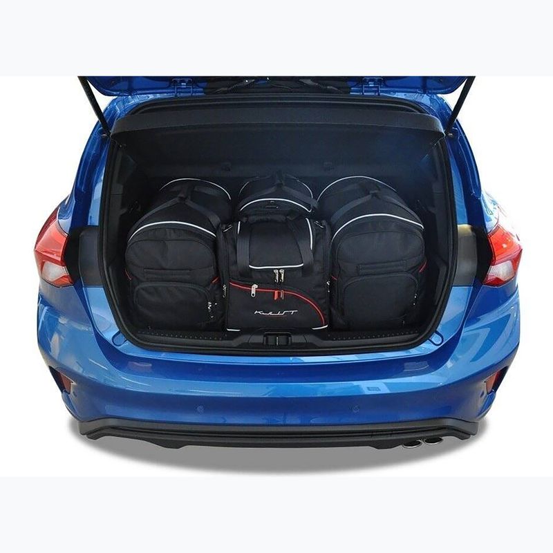 Zestaw toreb do bagażnika KJUST Ford Focus Hatchback 2018+ 4 szt. czarny 15