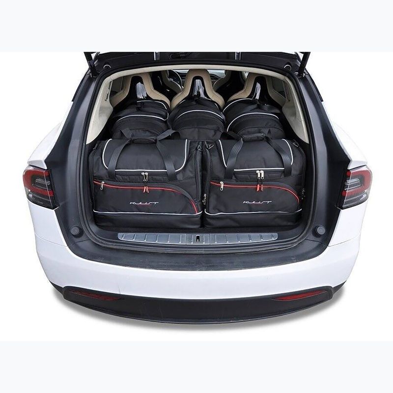 Zestaw toreb do bagażnika KJUST Tesla Model X 2016+ 7 szt. czarny 16