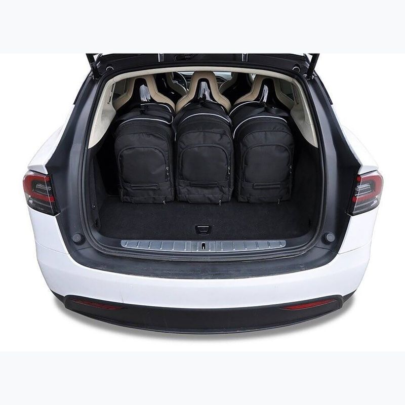 Zestaw toreb do bagażnika KJUST Tesla Model X 2016+ 7 szt. czarny 18