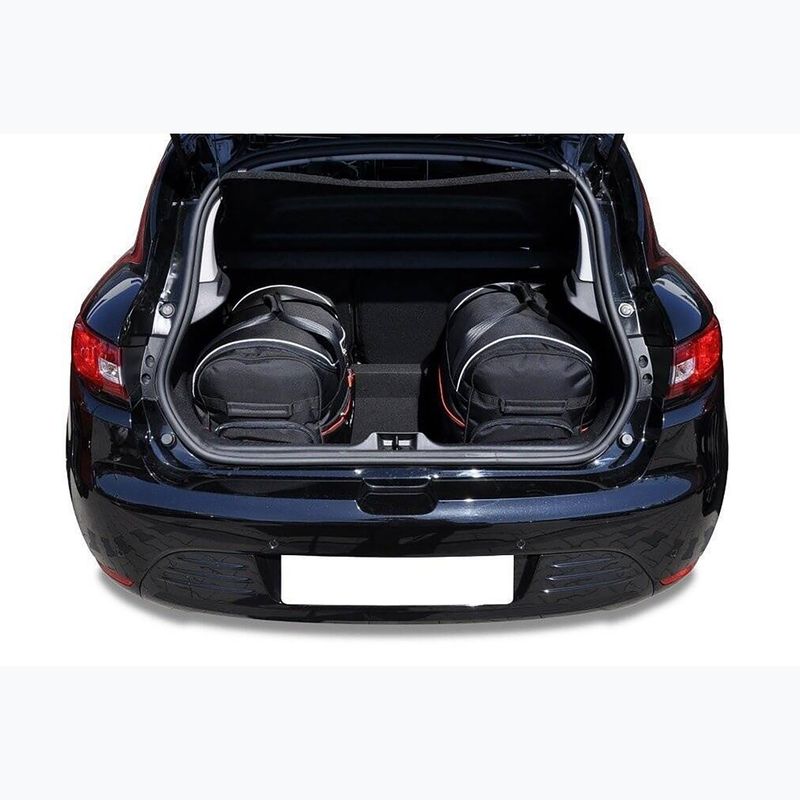 Zestaw toreb do bagażnika KJUST Renault Clio 2012-2019 3 szt. czarny 12
