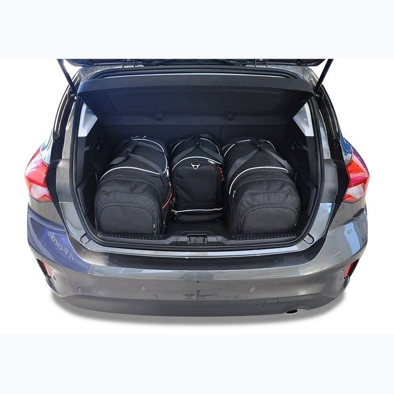 Zestaw toreb do bagażnika KJUST Ford Focus Hatchback 2018+ 4 szt. czarny 14