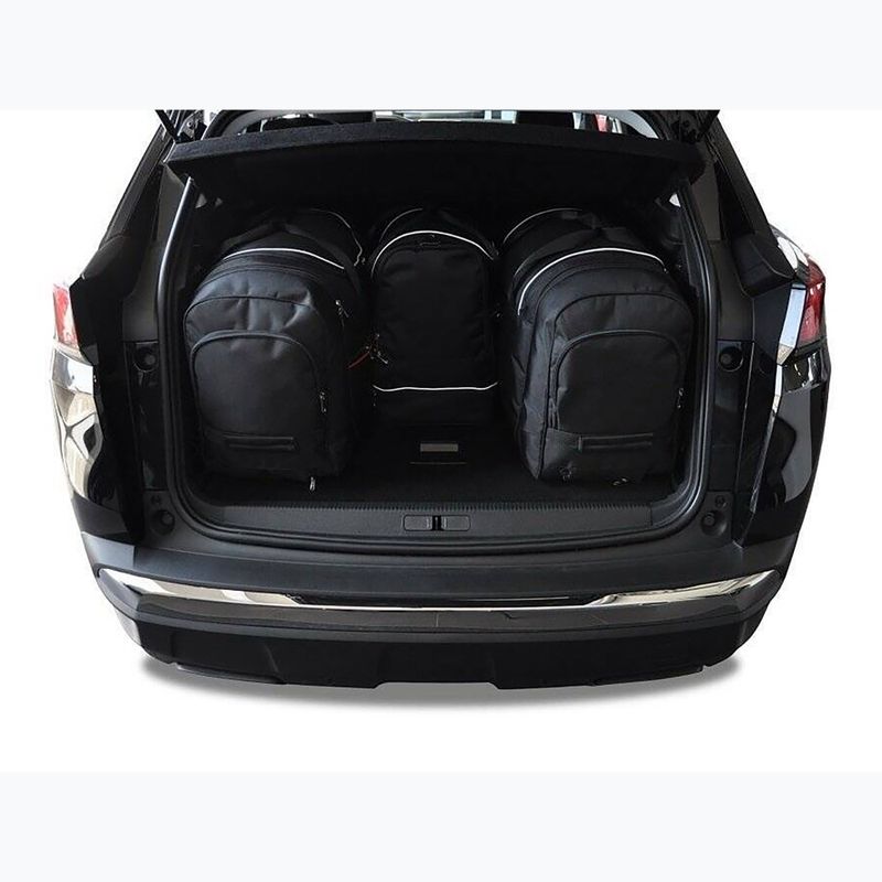 Zestaw toreb do bagażnika KJUST Peugeot 3008 Hybrid Phev 2019+ 4 szt. czarny 14