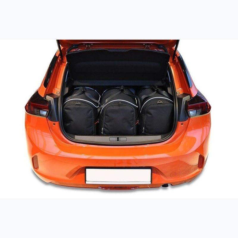 Zestaw toreb do bagażnika KJUST Opel Corsa-E 2019+ 3 szt. czarny 9