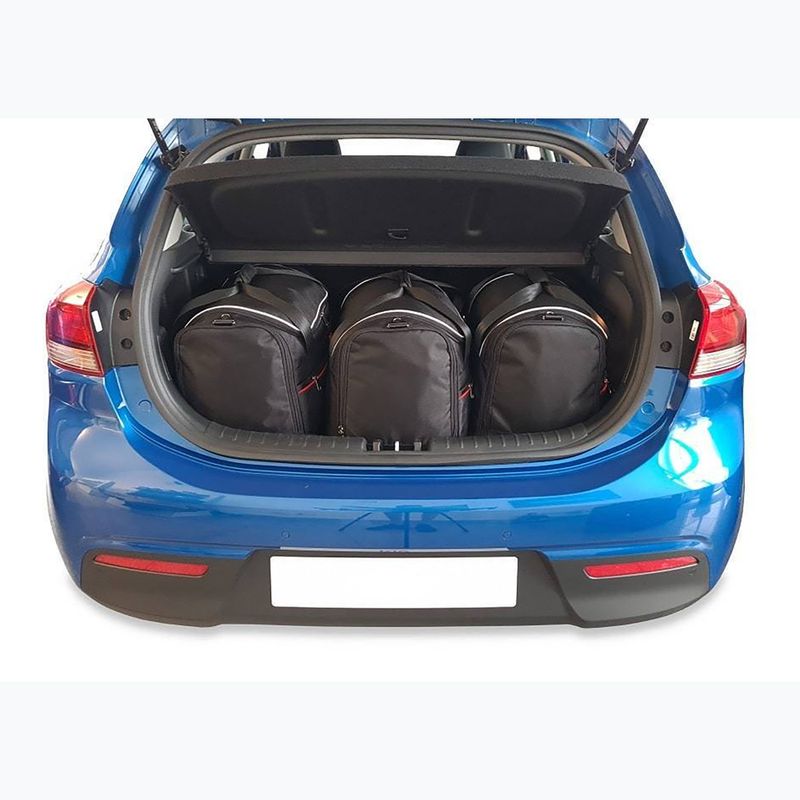 Zestaw toreb do bagażnika KJUST Kia Rio Hatchback 2017+ 3 szt. czarny 8