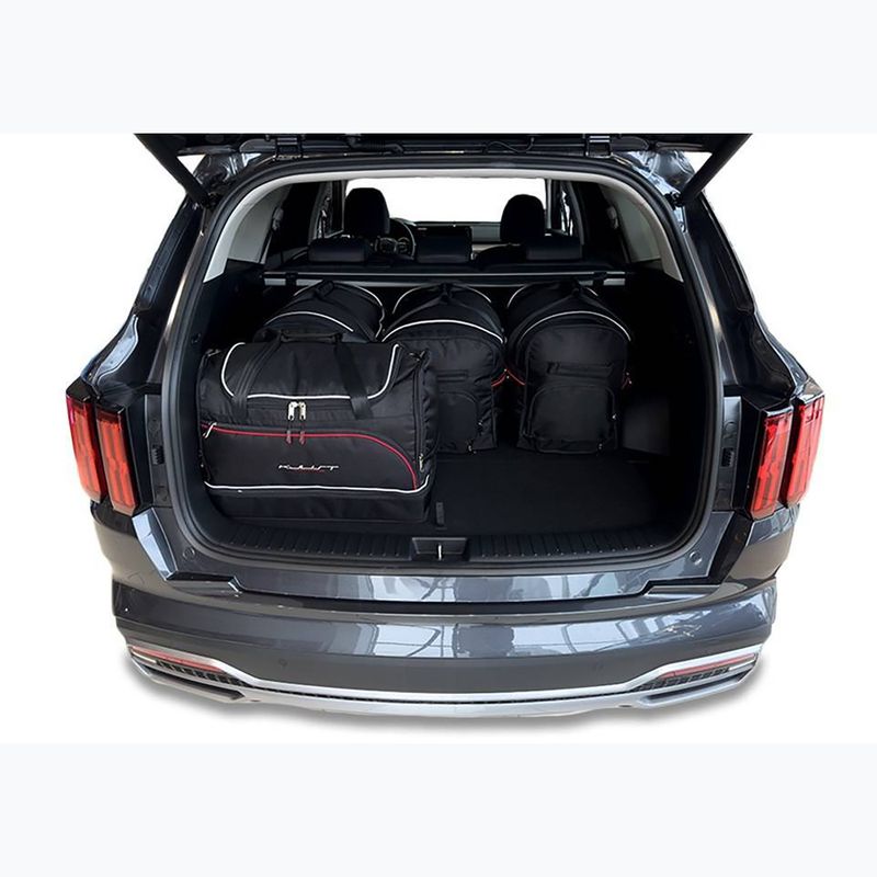 Zestaw toreb do bagażnika KJUST Kia Sorento PHEV 2021+ 5 szt. czarny 12