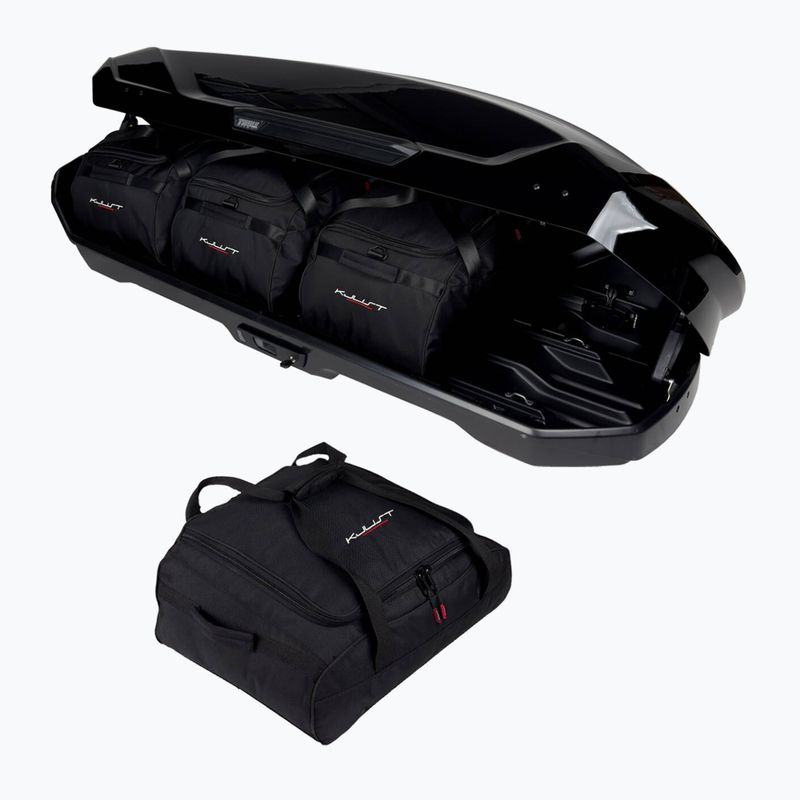 Zestaw toreb do boxa dachowego KJUST Thule Motion 3 Sport 4 szt. czarny 2