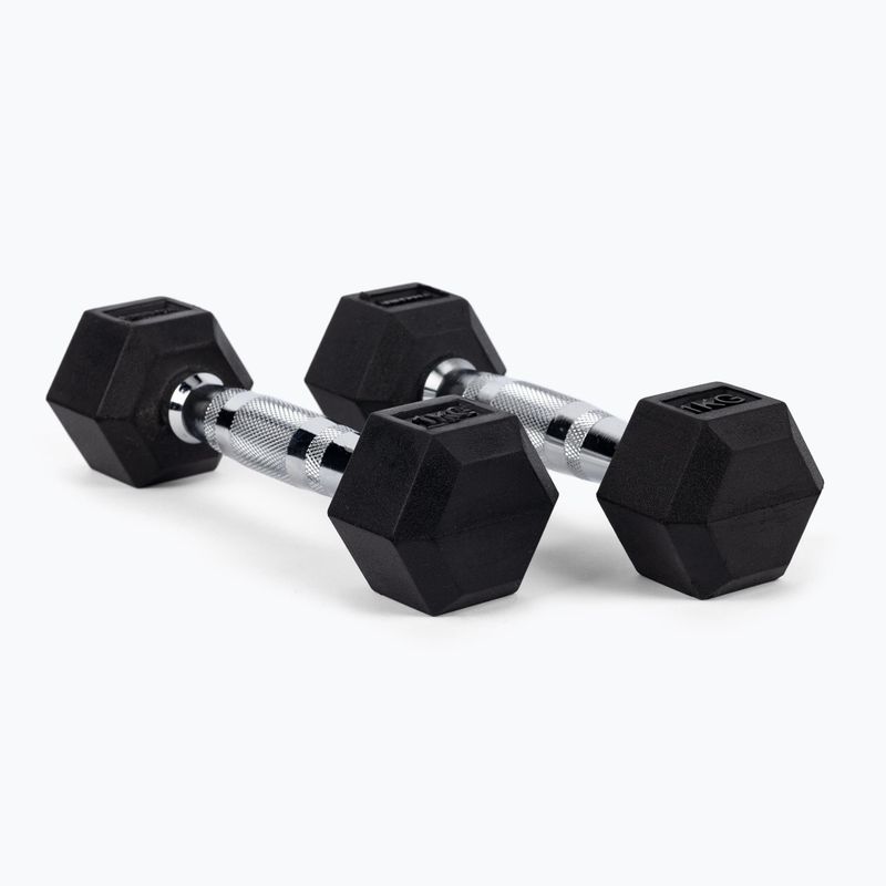 Hantle hexagonalne THORN FIT Hex 2 x 1 kg czarne 510688