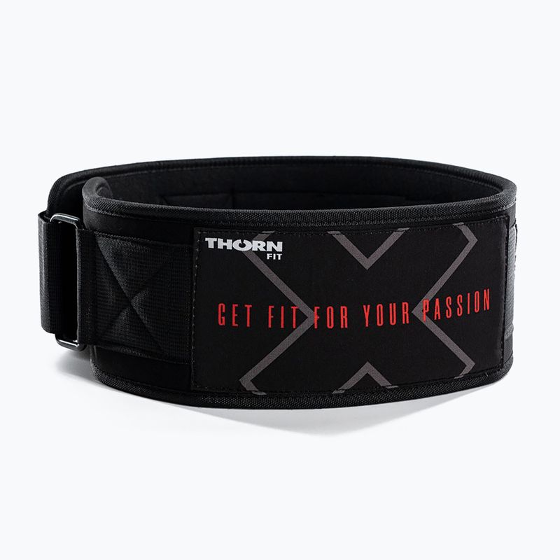 Pas do podnoszenia ciężarów THORN FIT Pro Logo black/white