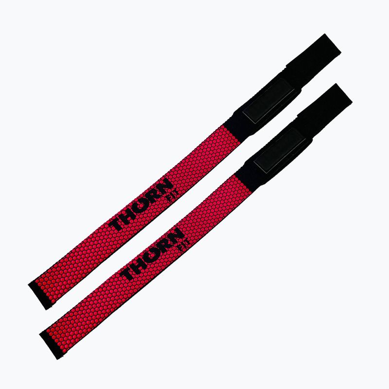 Paski do podnoszenia ciężarów THORN FIT Lifting Straps Anti-Slip red 3