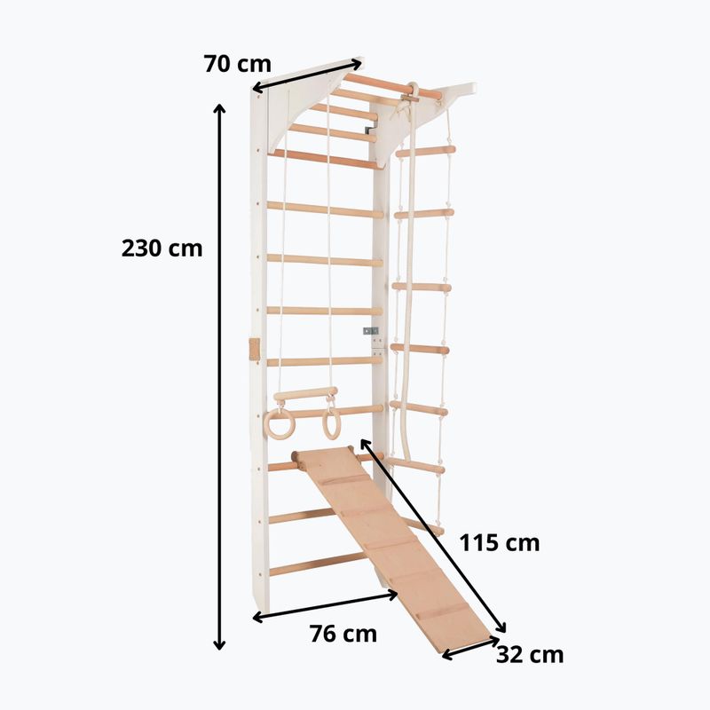 Drabinka gimnastyczna RINAGYM Pro 2 white 6