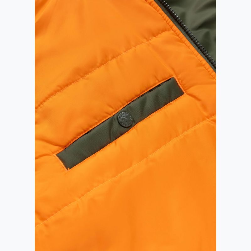 Kurtka męska Pitbull Sherpa Hooded Bomber olive 13