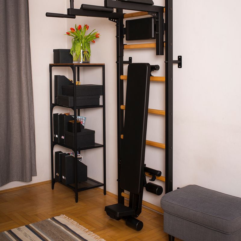 Drabinka gimnastyczna BenchK czarna BK-733B 12