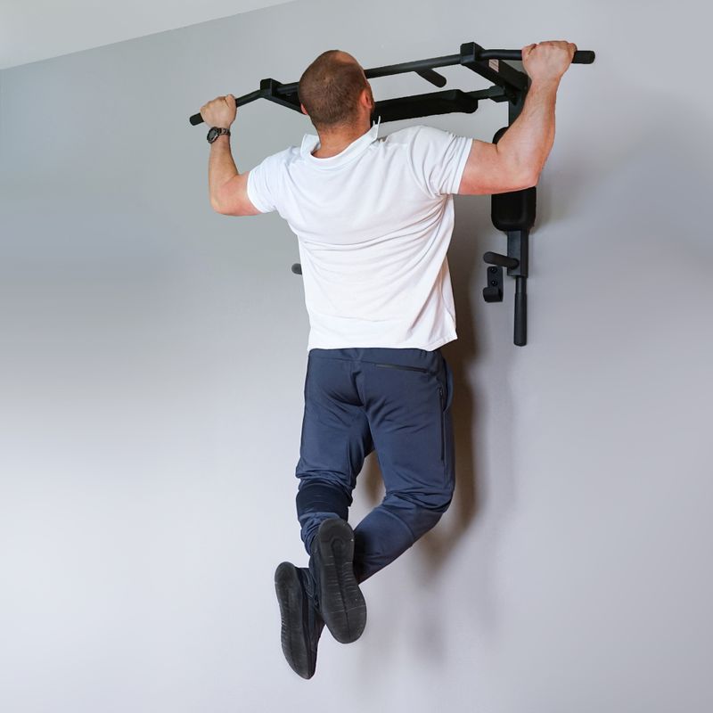 Drążek do podciągania BenchK D8 2in1 czarny BK-D8 7