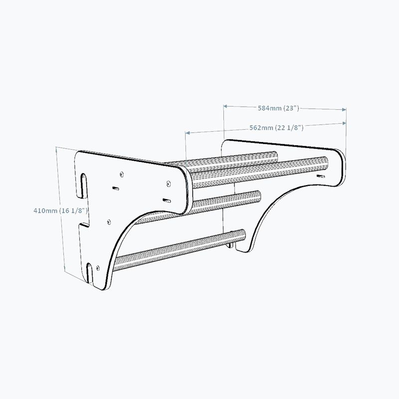 Drążek BenchK Pull Up Bar PB076 w kolorze naturalnego dębu BK-076 2