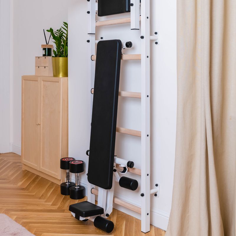 Drabinka gimnastyczna BenchK biała BK-723W 10