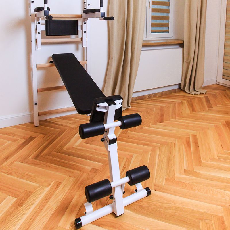Drabinka gimnastyczna BenchK biała BK-733W 10
