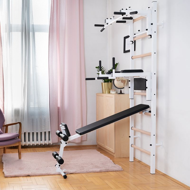 Drabinka gimnastyczna BenchK biała BK-233W 22