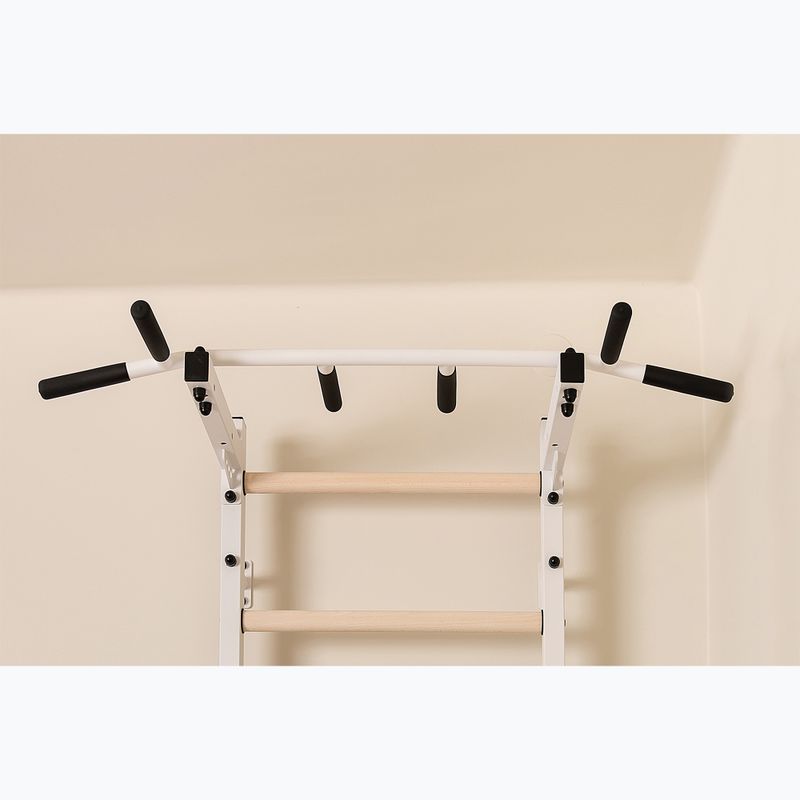 Drabinka gimnastyczna BenchK biała BK-221W+A204 6