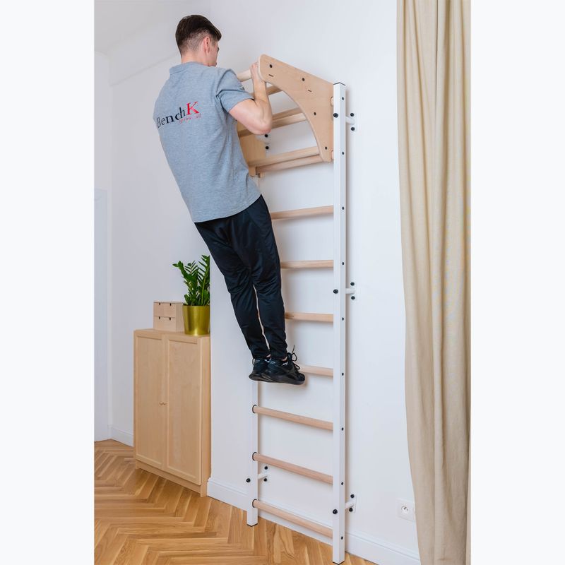 Drabinka gimnastyczna BenchK biała BK-711W 9