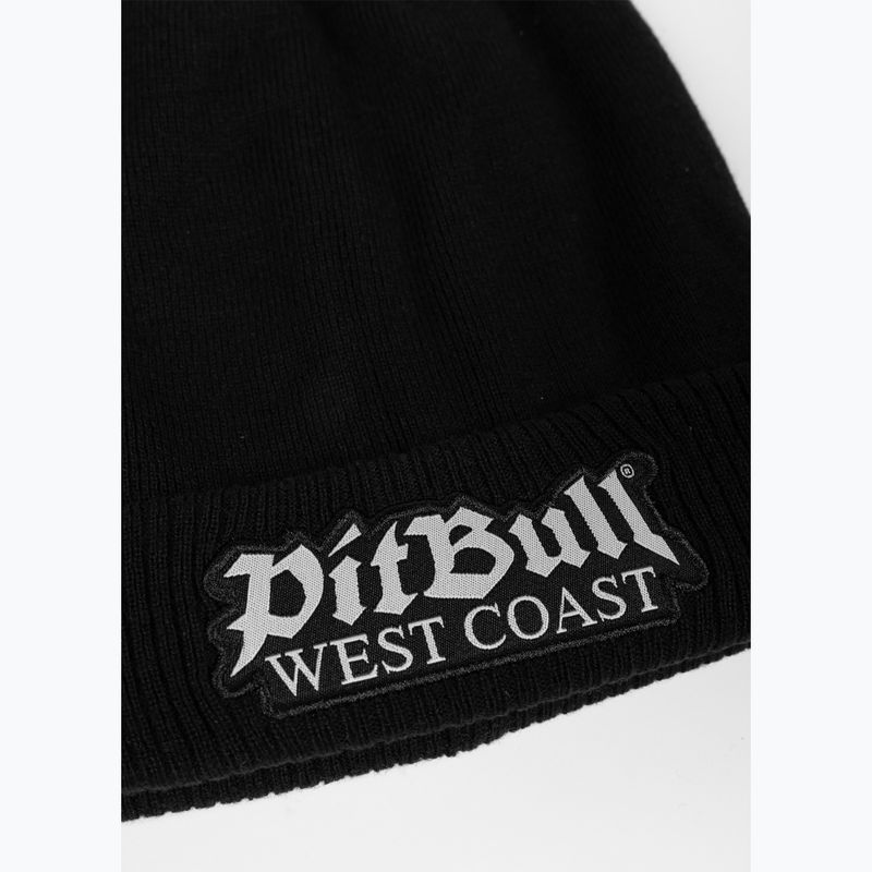 Czapka zimowa Pitbull Beanie One Tone Old Logo black 2
