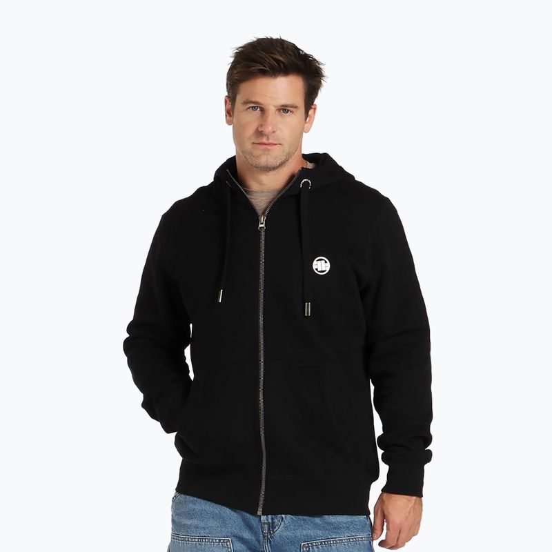 Bluza męska Pitbull Small Logo Hooded Zip black
