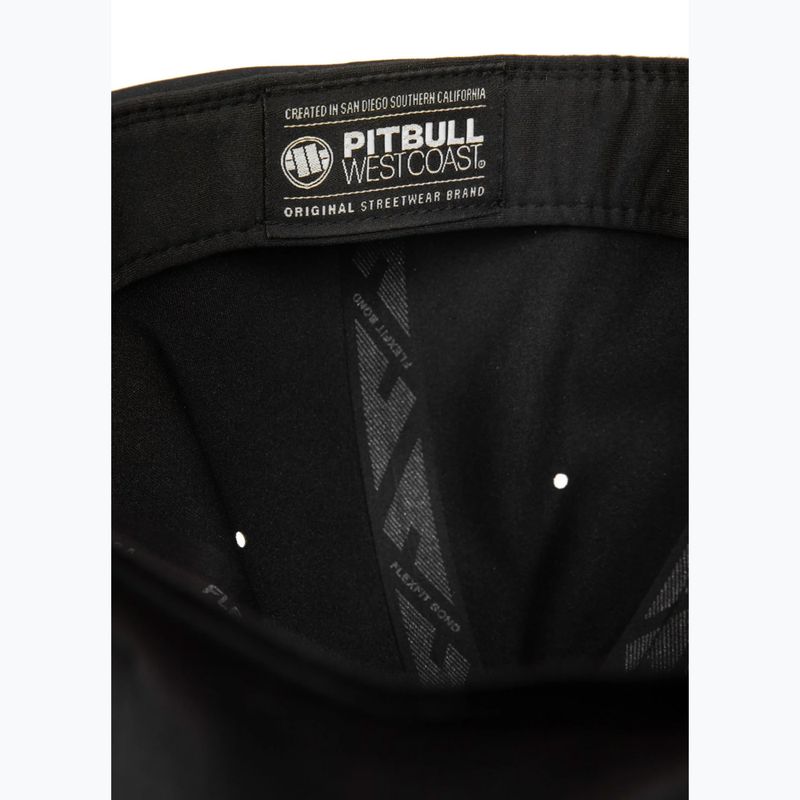 Czapka z daszkiem Pitbull Snapback ,,Hilltop" Stretch Fitted black 8