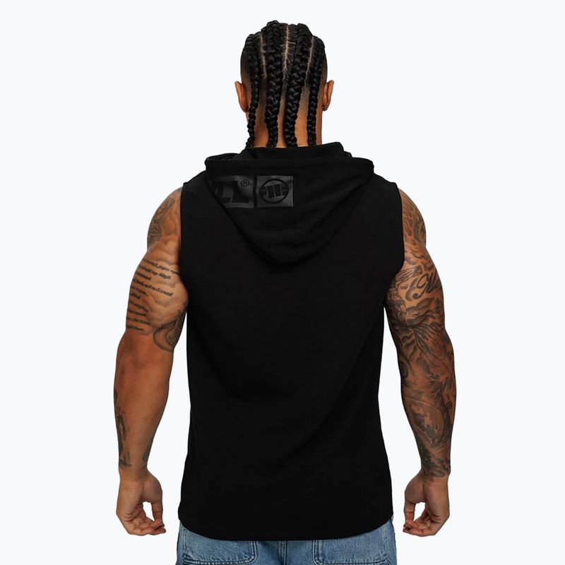 Koszulka męska Pitbull Hilltop Hooded Sleeveless black 2