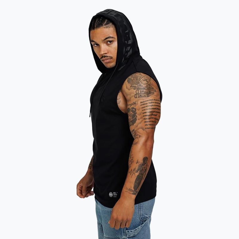 Koszulka męska Pitbull Hilltop Hooded Sleeveless black 4