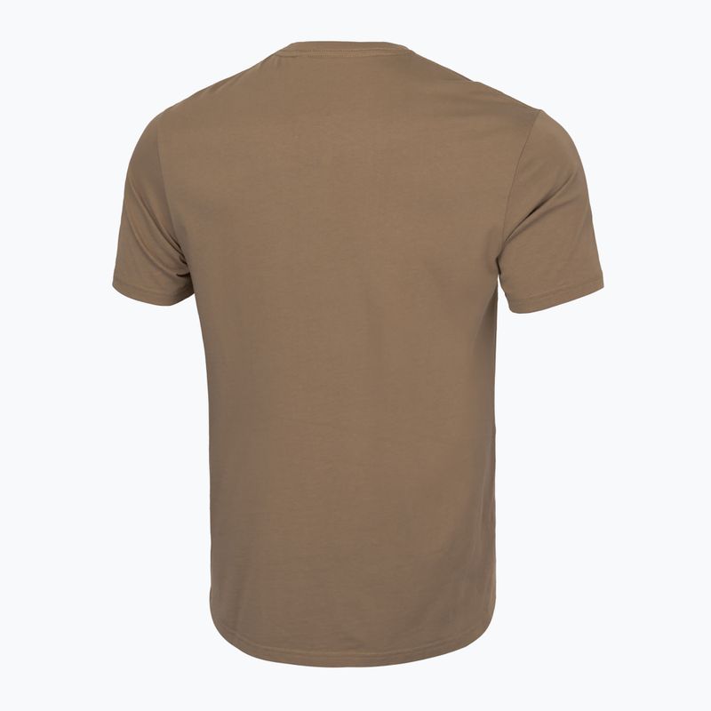 Koszulka męska Pitbull Small Logo coyote brown 5