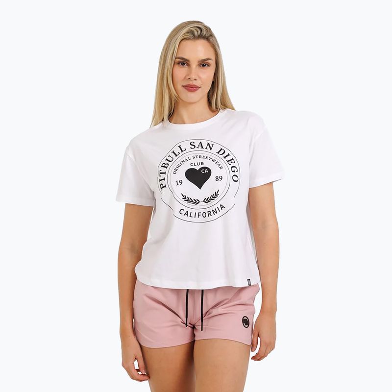 Koszulka męska Pitbull Heartie Oversize white