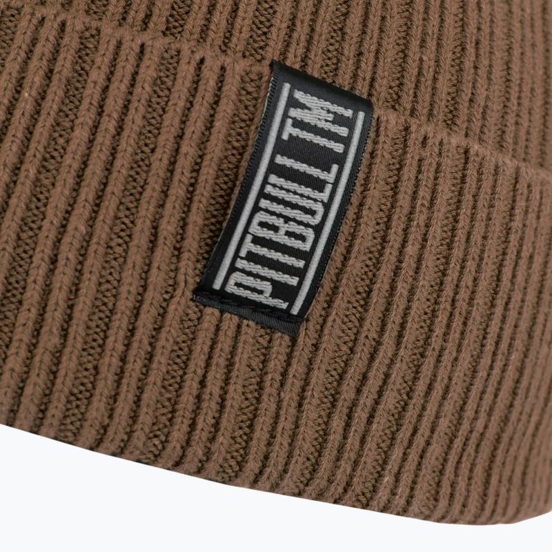 Czapka zimowa męska Pitbull Beanie Silvas TM coyote brown 3