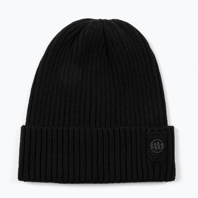 Czapka zimowa Pitbull Beanie Velcro Logo black