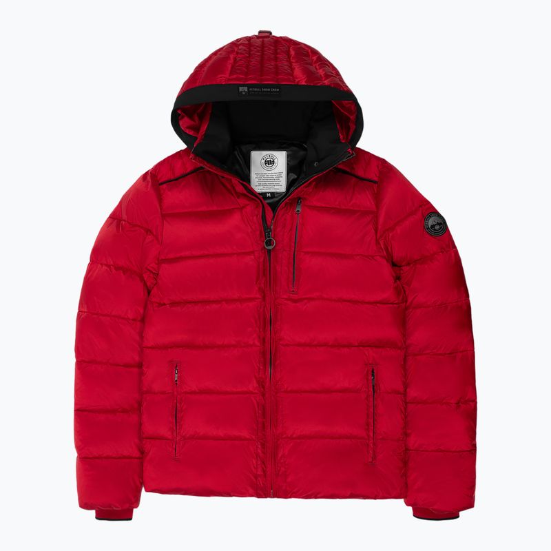 Kurtka zimowa męska Pitbull Barles Ribstop Padded Hooded red 4