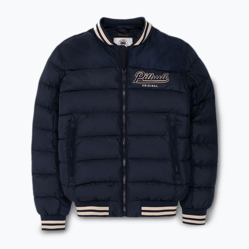 Kurtka męska Pitbull Hidden Quilted Hooded dark navy/beige 5