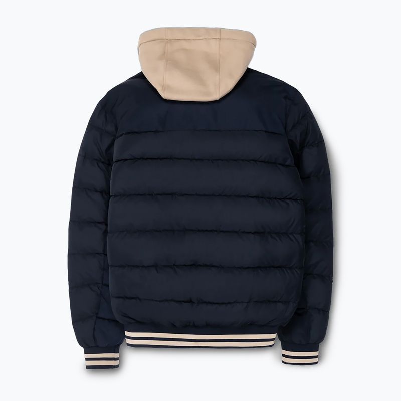 Kurtka męska Pitbull Hidden Quilted Hooded dark navy/beige 6