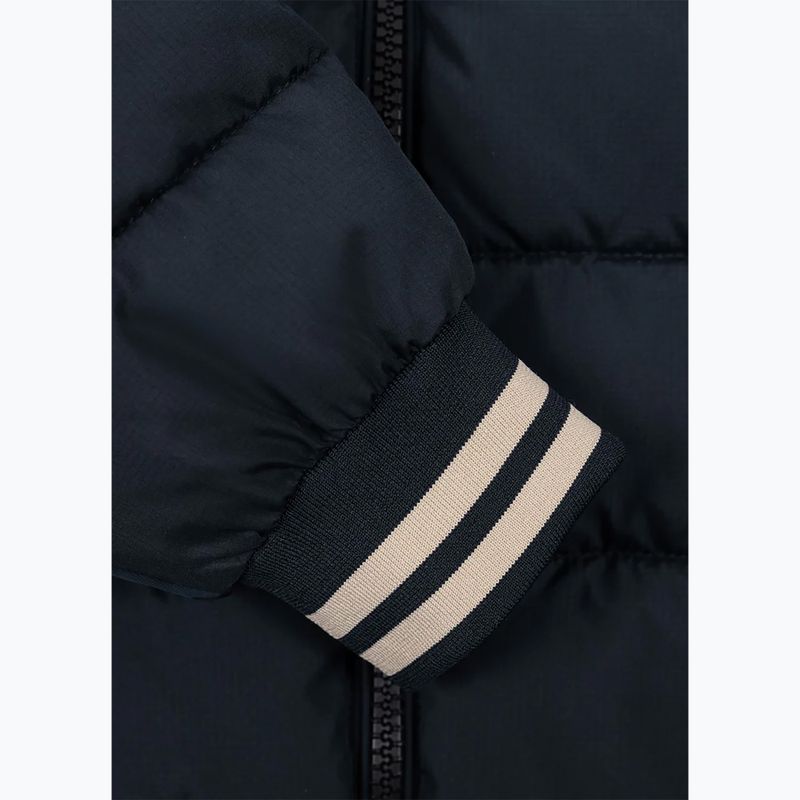 Kurtka męska Pitbull Hidden Quilted Hooded dark navy/beige 9