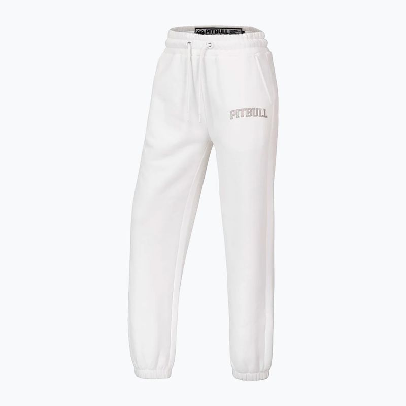 Spodnie damskie Pitbull Tyrian Trackpants off white 5