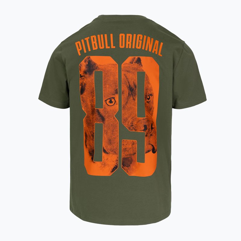 Koszulka męska Pitbull Eighty Nine Dog dark olive 6